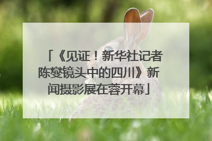 《见证！新华社记者陈燮镜头中的四川》新闻摄影展在蓉开幕