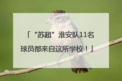 “苏超”淮安队11名球员都来自这所学校！