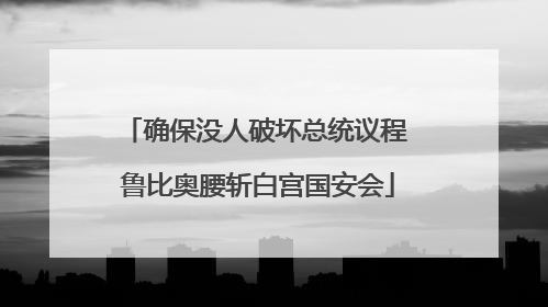 确保没人破坏总统议程 鲁比奥腰斩白宫国安会
