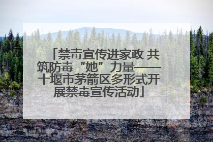禁毒宣传进家政 共筑防毒“她”力量——十堰市茅箭区多形式开展禁毒宣传活动