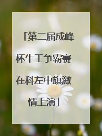 第二届成峰杯牛王争霸赛在科左中旗激情上演