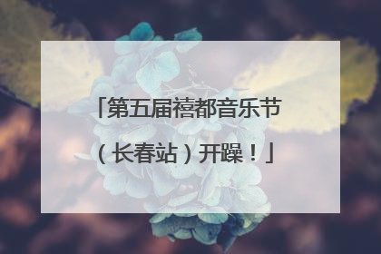 第五届禧都音乐节（长春站）开躁！