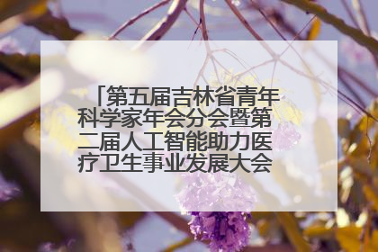 第五届吉林省青年科学家年会分会暨第二届人工智能助力医疗卫生事业发展大会在长春召开