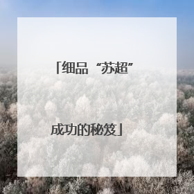 细品“苏超”成功的秘笈