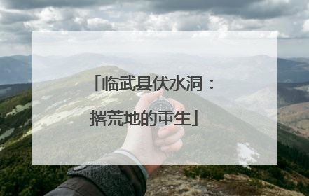 临武县伏水洞：撂荒地的重生
