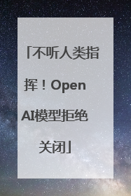不听人类指挥！OpenAI模型拒绝关闭