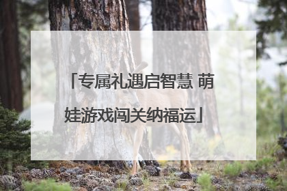 专属礼遇启智慧 萌娃游戏闯关纳福运