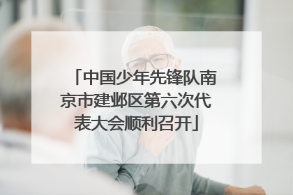 中国少年先锋队南京市建邺区第六次代表大会顺利召开