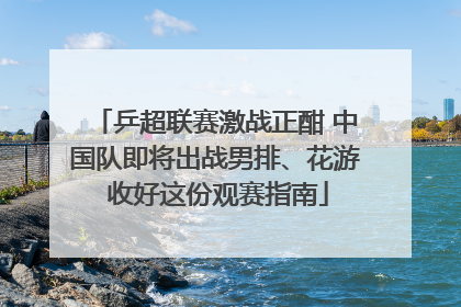 乒超联赛激战正酣 中国队即将出战男排、花游 收好这份观赛指南