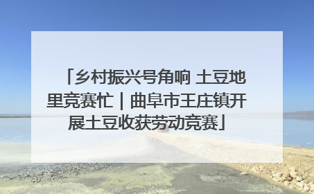 乡村振兴号角响 土豆地里竞赛忙｜曲阜市王庄镇开展土豆收获劳动竞赛