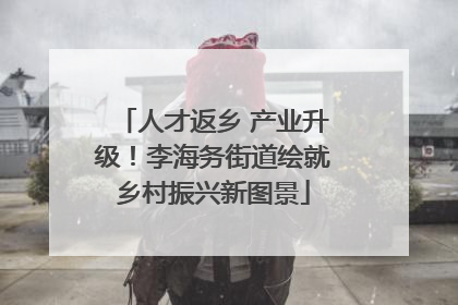 人才返乡 产业升级！李海务街道绘就乡村振兴新图景