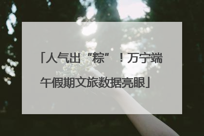 人气出“粽”！万宁端午假期文旅数据亮眼