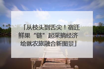 从枝头到舌尖！宿迁鲜果“链”起采摘经济绘就农旅融合新图景