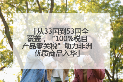 从33国到53国全覆盖，“100%税目产品零关税”助力非洲优质商品入华