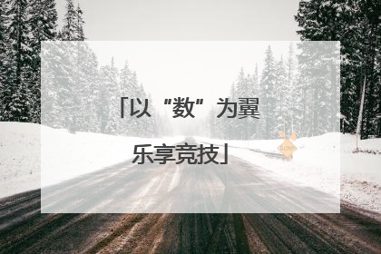 以“数”为翼 乐享竞技