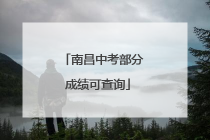 南昌中考部分成绩可查询