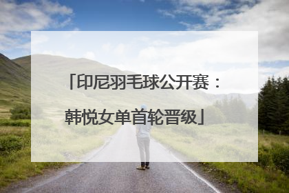 印尼羽毛球公开赛：韩悦女单首轮晋级