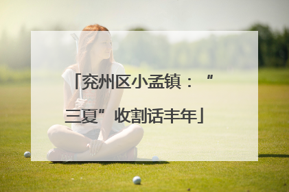 兖州区小孟镇：“三夏”收割话丰年