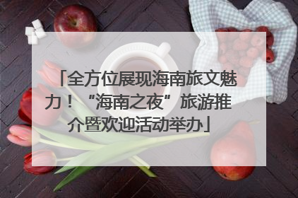 全方位展现海南旅文魅力！“海南之夜”旅游推介暨欢迎活动举办