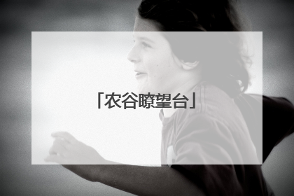 农谷瞭望台
