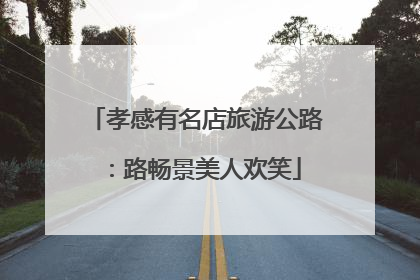 孝感有名店旅游公路：路畅景美人欢笑
