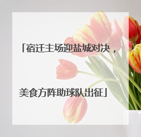 宿迁主场迎盐城对决，美食方阵助球队出征