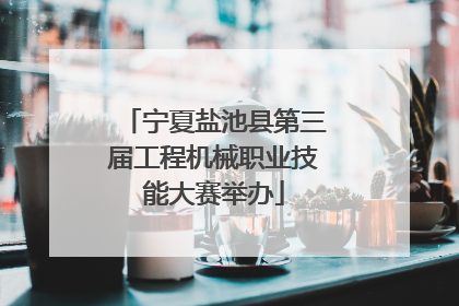 宁夏盐池县第三届工程机械职业技能大赛举办