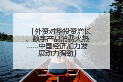 外资对华投资增长、数字产品消费火热……中国经济加力发展动力强劲