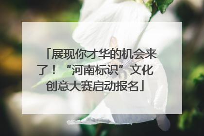 展现你才华的机会来了！“河南标识”文化创意大赛启动报名