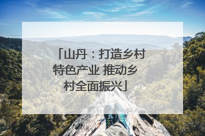 山丹：打造乡村特色产业 推动乡村全面振兴