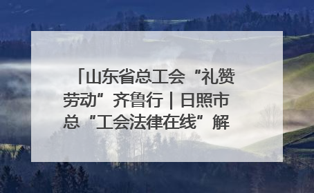 山东省总工会“礼赞劳动”齐鲁行｜日照市总“工会法律在线”解决职工愁“薪”事