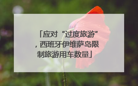 应对“过度旅游”，西班牙伊维萨岛限制旅游用车数量