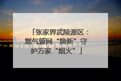 张家界武陵源区：燃气管网“焕新”守护万家“烟火”