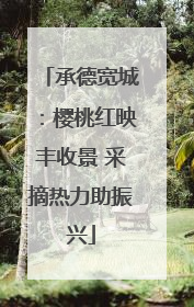 承德宽城：樱桃红映丰收景 采摘热力助振兴