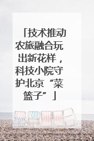 技术推动农旅融合玩出新花样，科技小院守护北京“菜篮子”