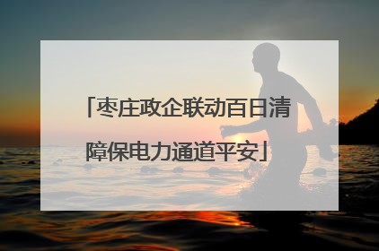枣庄政企联动百日清障保电力通道平安