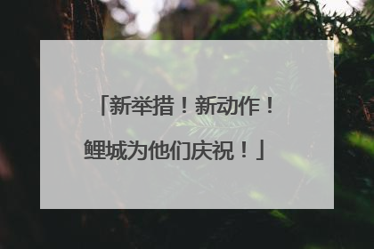 新举措！新动作！鲤城为他们庆祝！