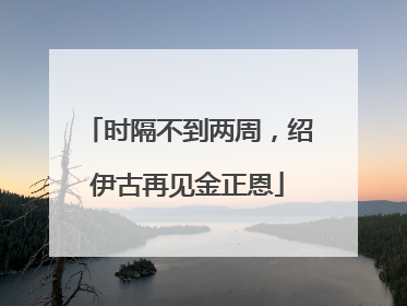 时隔不到两周，绍伊古再见金正恩