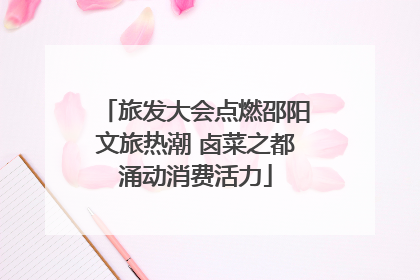 旅发大会点燃邵阳文旅热潮 卤菜之都涌动消费活力