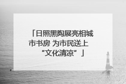 日照黑陶展亮相城市书房 为市民送上“文化清凉”