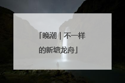 晚潮｜不一样的新塘龙舟