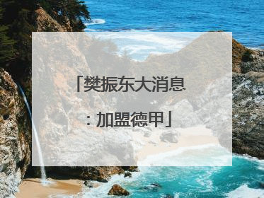 樊振东大消息：加盟德甲