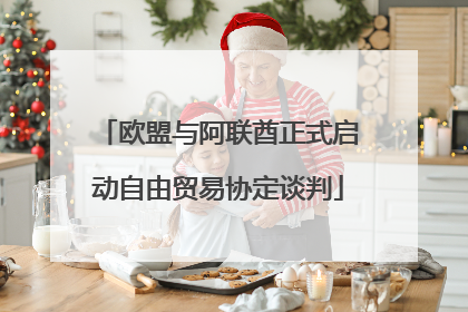 欧盟与阿联酋正式启动自由贸易协定谈判