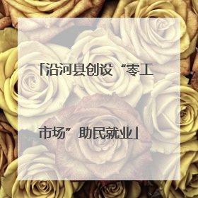 沿河县创设“零工市场”助民就业