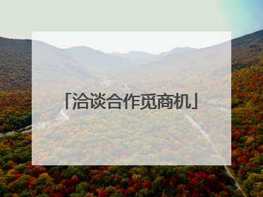 洽谈合作觅商机
