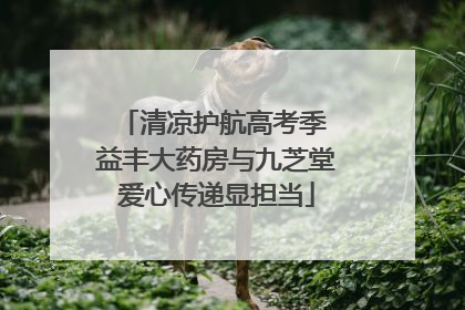 清凉护航高考季 益丰大药房与九芝堂爱心传递显担当