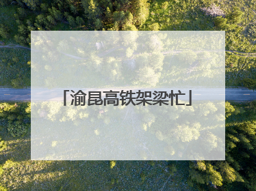渝昆高铁架梁忙