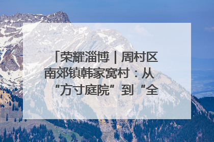 荣耀淄博｜周村区南郊镇韩家窝村：从“方寸庭院”到“全域文明”，乡村振兴的“美学革命”
