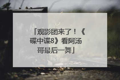 观影团来了！《碟中谍8》看阿汤哥最后一舞