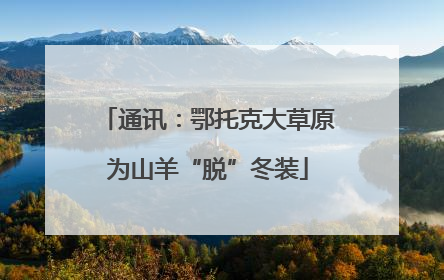 通讯：鄂托克大草原为山羊“脱”冬装